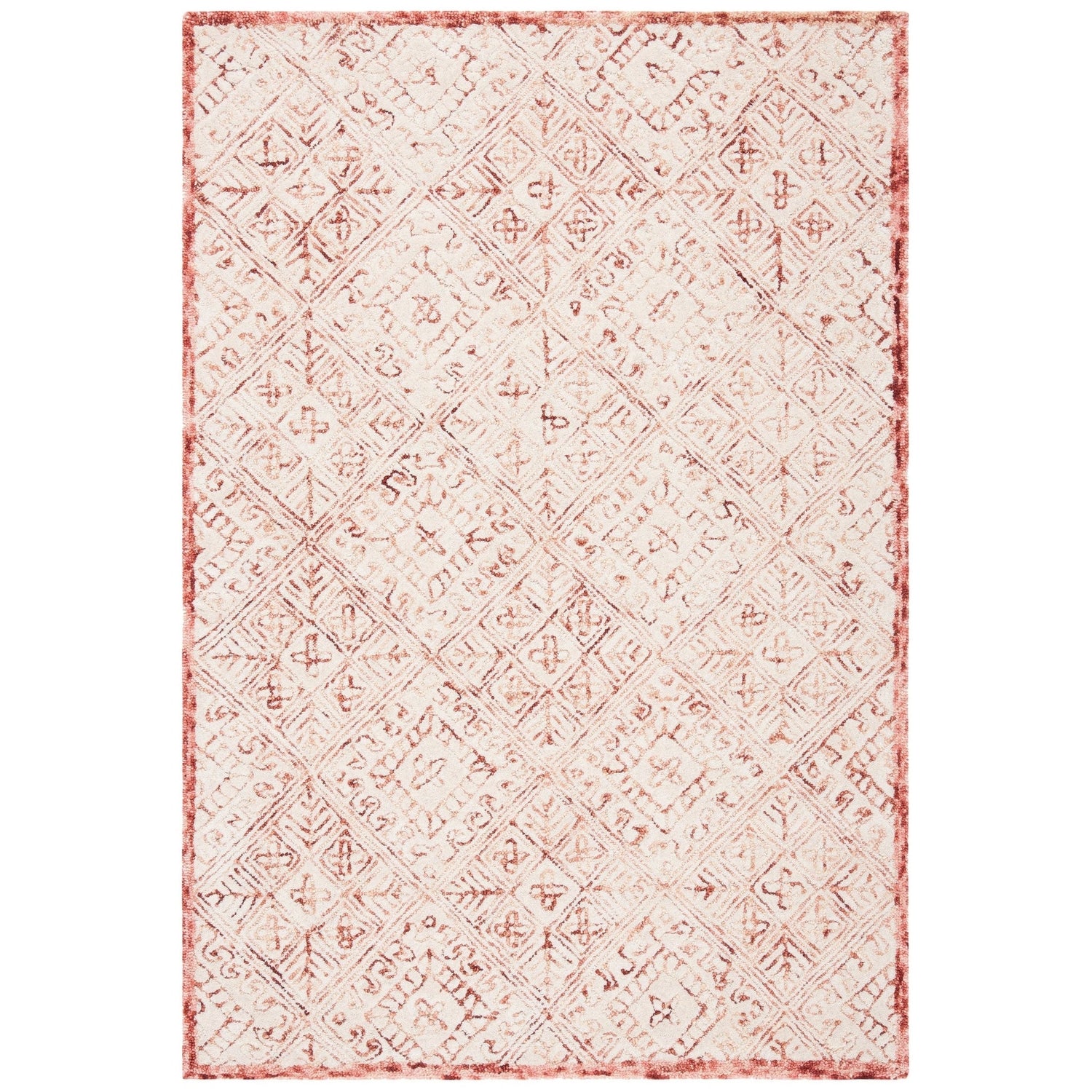 Safavieh Glamour Glm660U Pink/Ivory Rugs - Safavieh - glm660u - 4