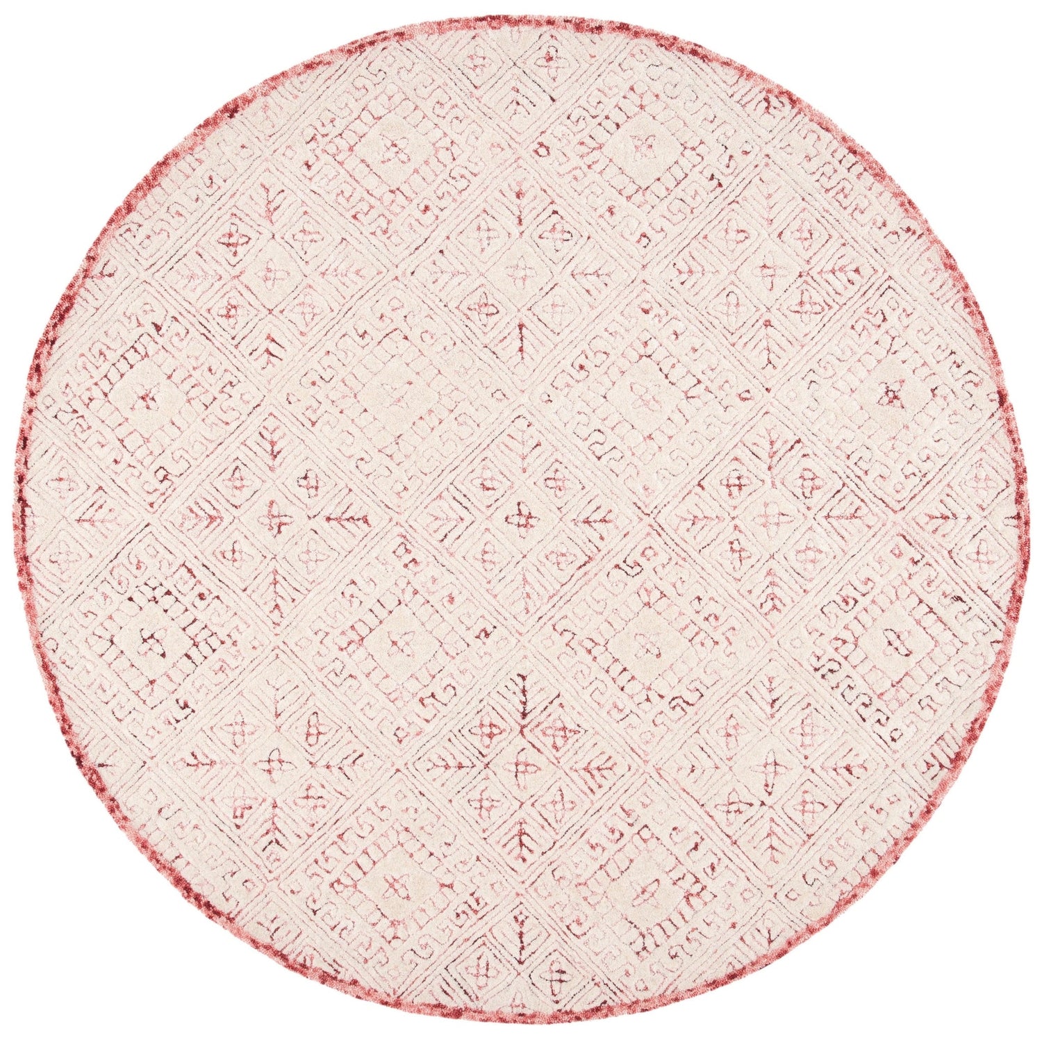 Safavieh Glamour Glm660U Pink/Ivory Rugs - Safavieh - glm660u - 6r