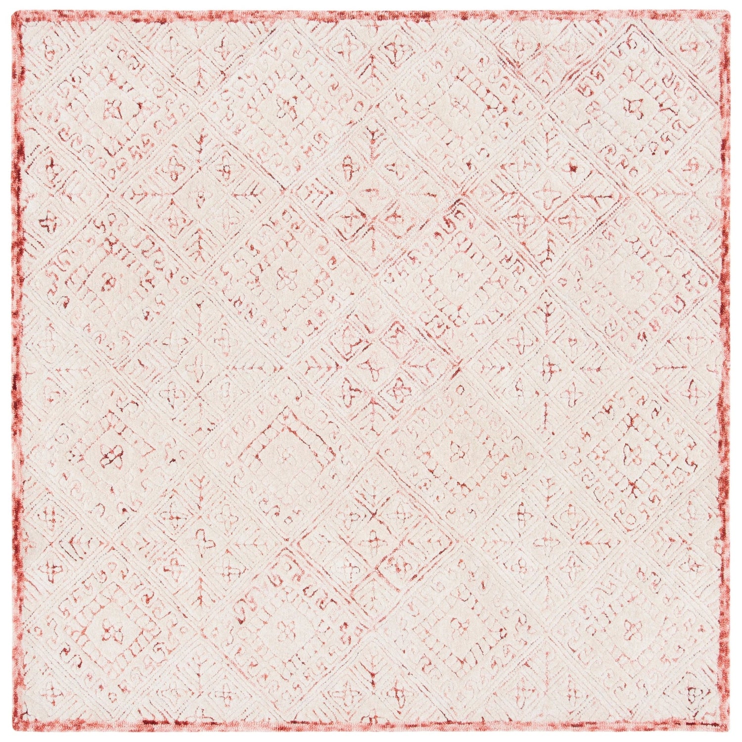 Safavieh Glamour Glm660U Pink/Ivory Rugs - Safavieh - glm660u - 6sq