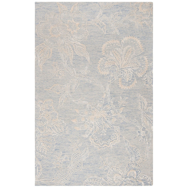 Safavieh Glamour Glm661M Light Blue/Ivory Rugs - Safavieh - glm661m - 4