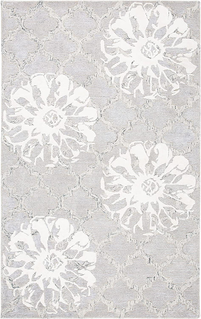 Safavieh Glamour Glm662F Silver/Ivory Rugs - Safavieh - glm662f - 4