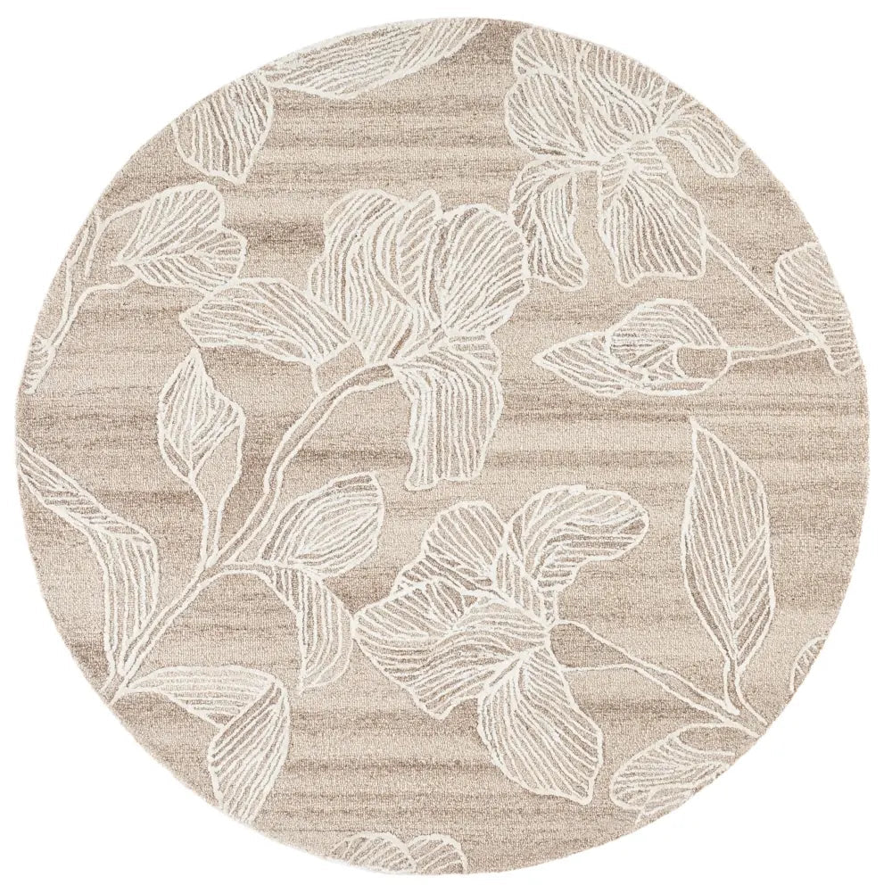 Safavieh Glamour 6'-0" x 6'-0" Rug in Beige / Ivory
