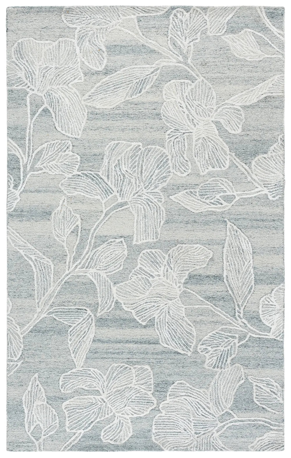 Safavieh Glamour 5'-0" x 8'-0" Rug in Silver / Ivory