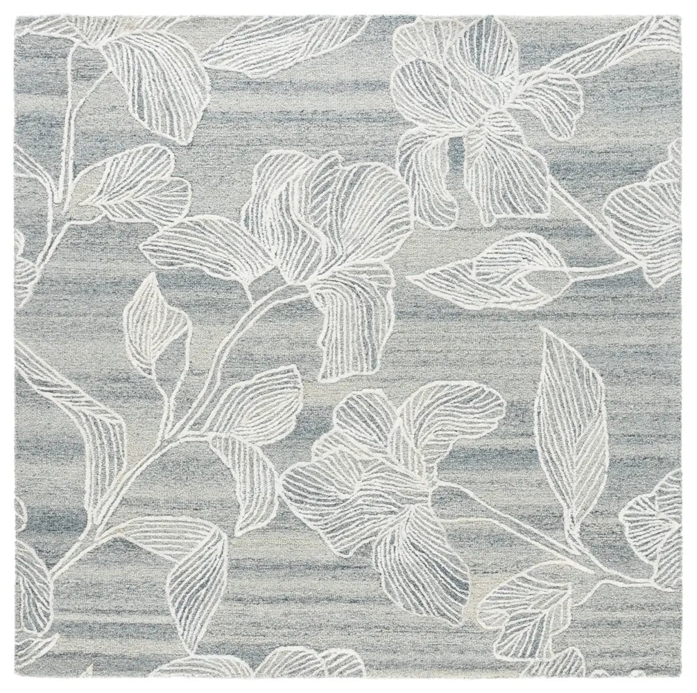 Safavieh Glamour 6'-0" x 6'-0" Rug in Silver / Ivory