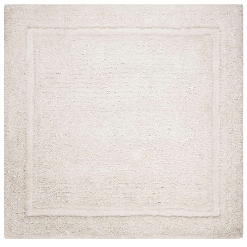 Safavieh Glamour Shag Gls101A Ivory Rugs - Safavieh - gls101a - 6sq