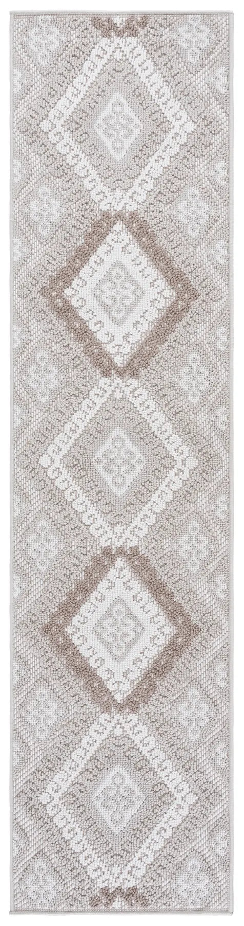 Safavieh Global 600 2'-0" x 8'-0" Rug in Grey / Ivory Taupe
