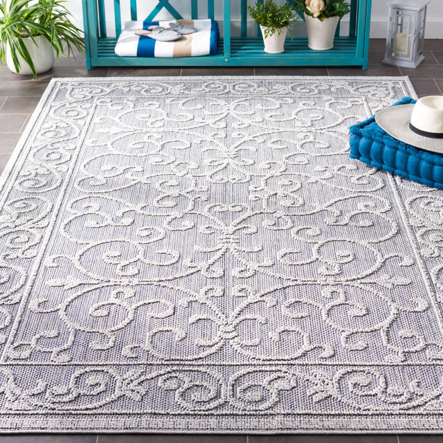 Safavieh Global Glb204M Blue/Grey Rug - Safavieh - glb204m - 4