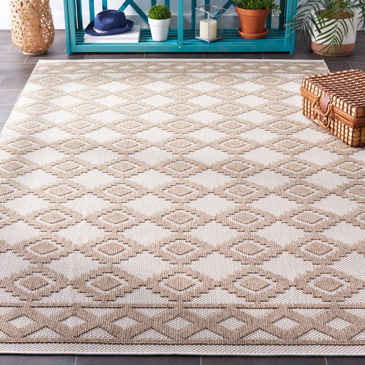 Safavieh Global Glb208C Beige/Brown Rug - Safavieh - glb208c - 4