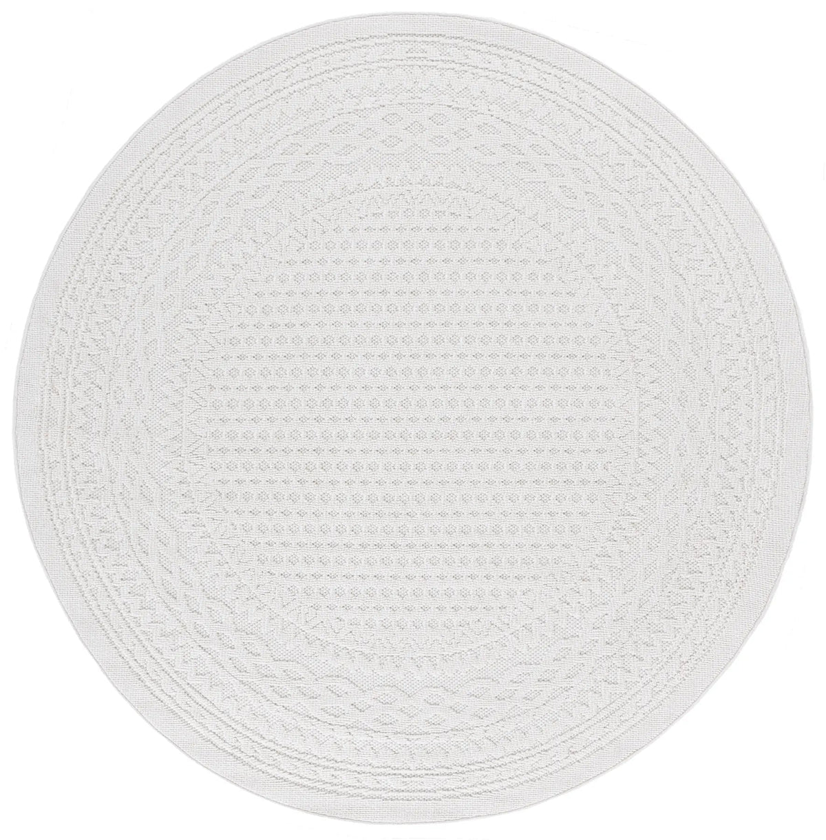 Safavieh Global 6'-7" x 6'-7" Rug in Light Beige / Ivory