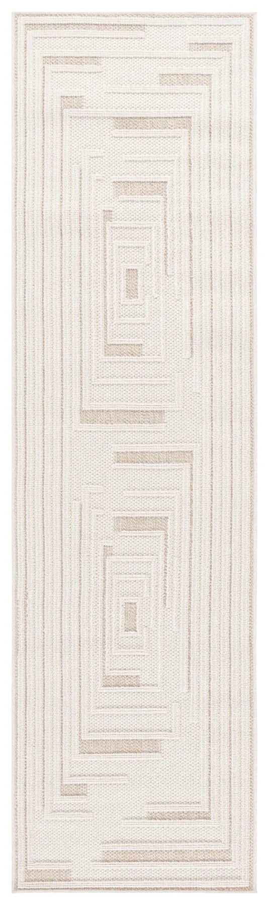 Safavieh Global 2'-2" x 8'-0" Rug in Light Beige / Beige