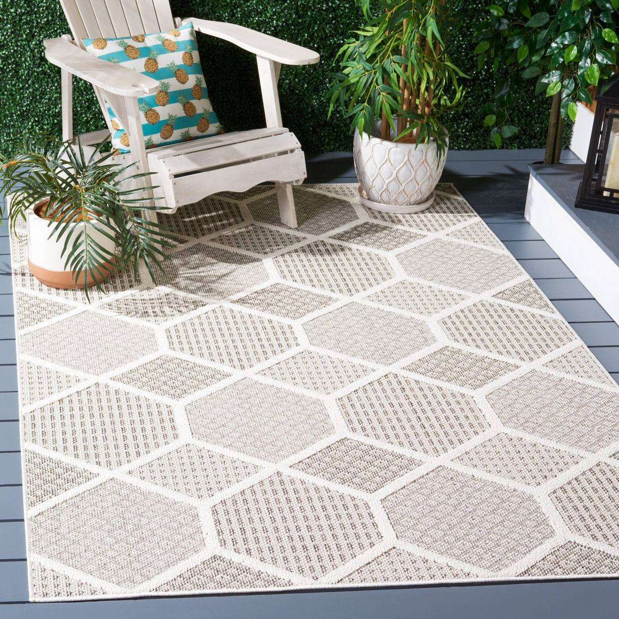 Safavieh Global Glb414F Grey/Ivory Rug - Safavieh - glb414f - 4