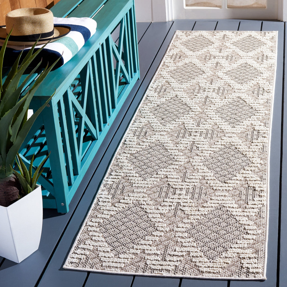 Safavieh Global Glb420F Grey/Ivory Rug - Safavieh - glb420f - 7r