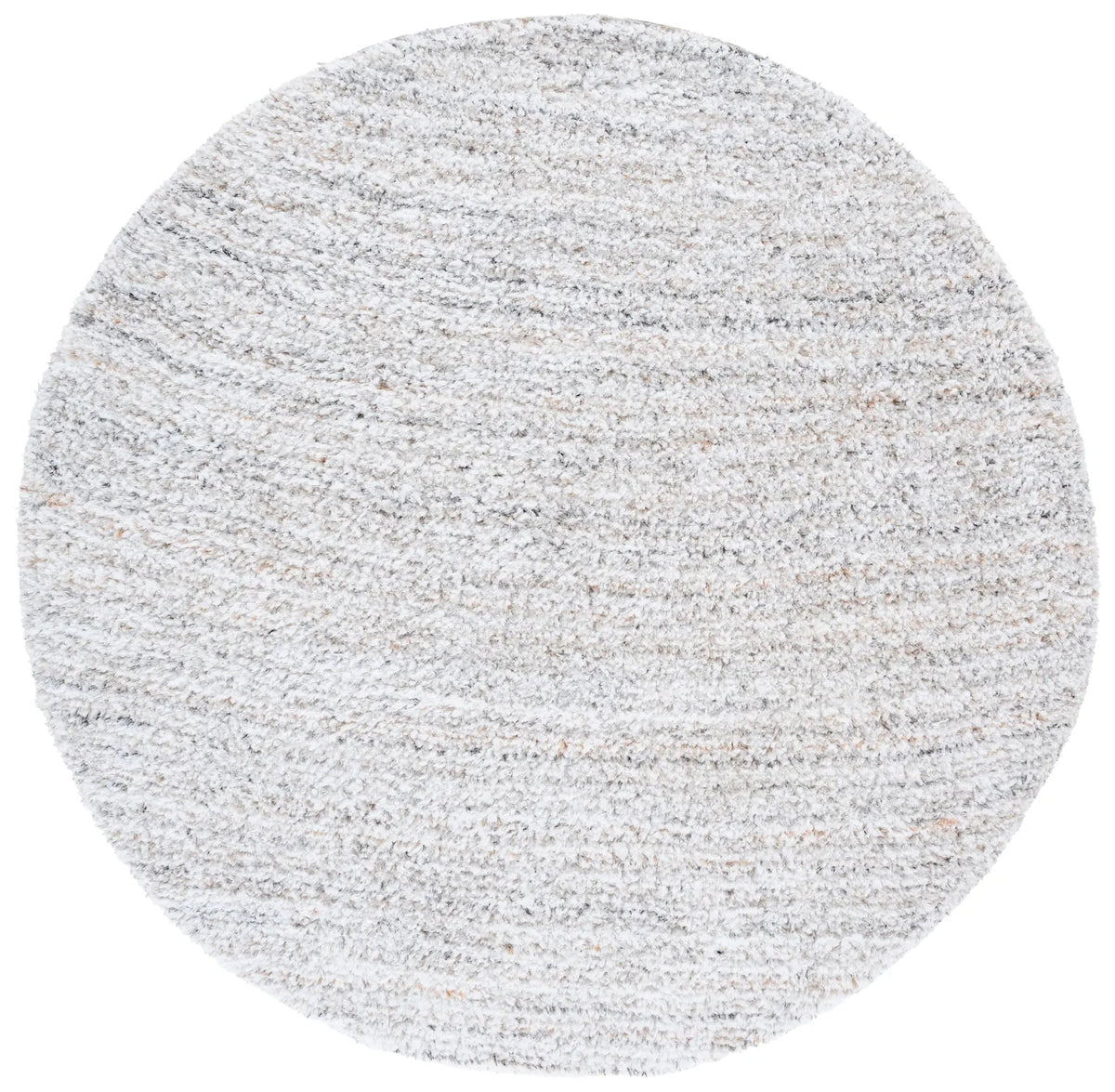 Safavieh Glory Shag 6'-0" x 6'-0" Rug in Ivory / Beige