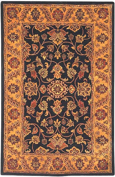 Safavieh Golden Jaipur gj250d Black / Gold Rugs - Safavieh - gj250d - 6r