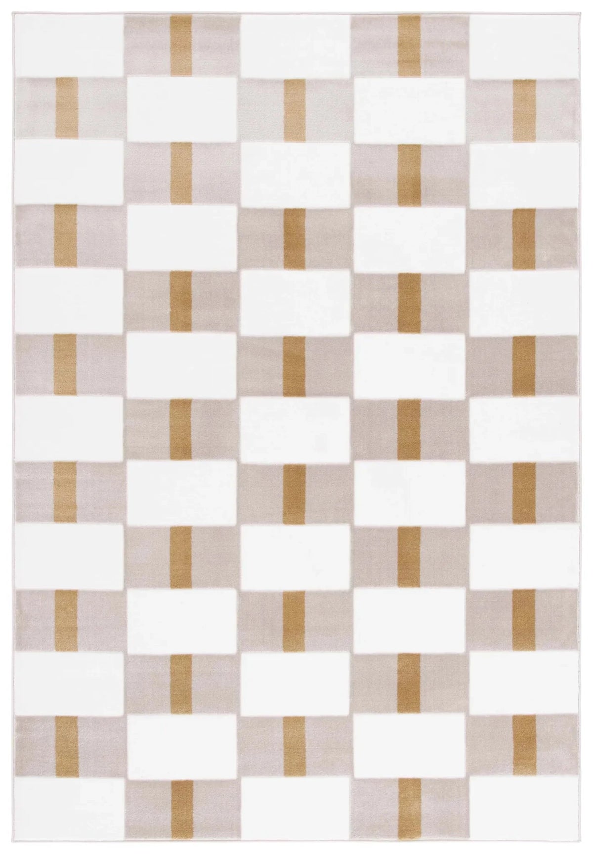 Safavieh Groove 4'-0" x 6'-0" Rug in Ivory / Gold