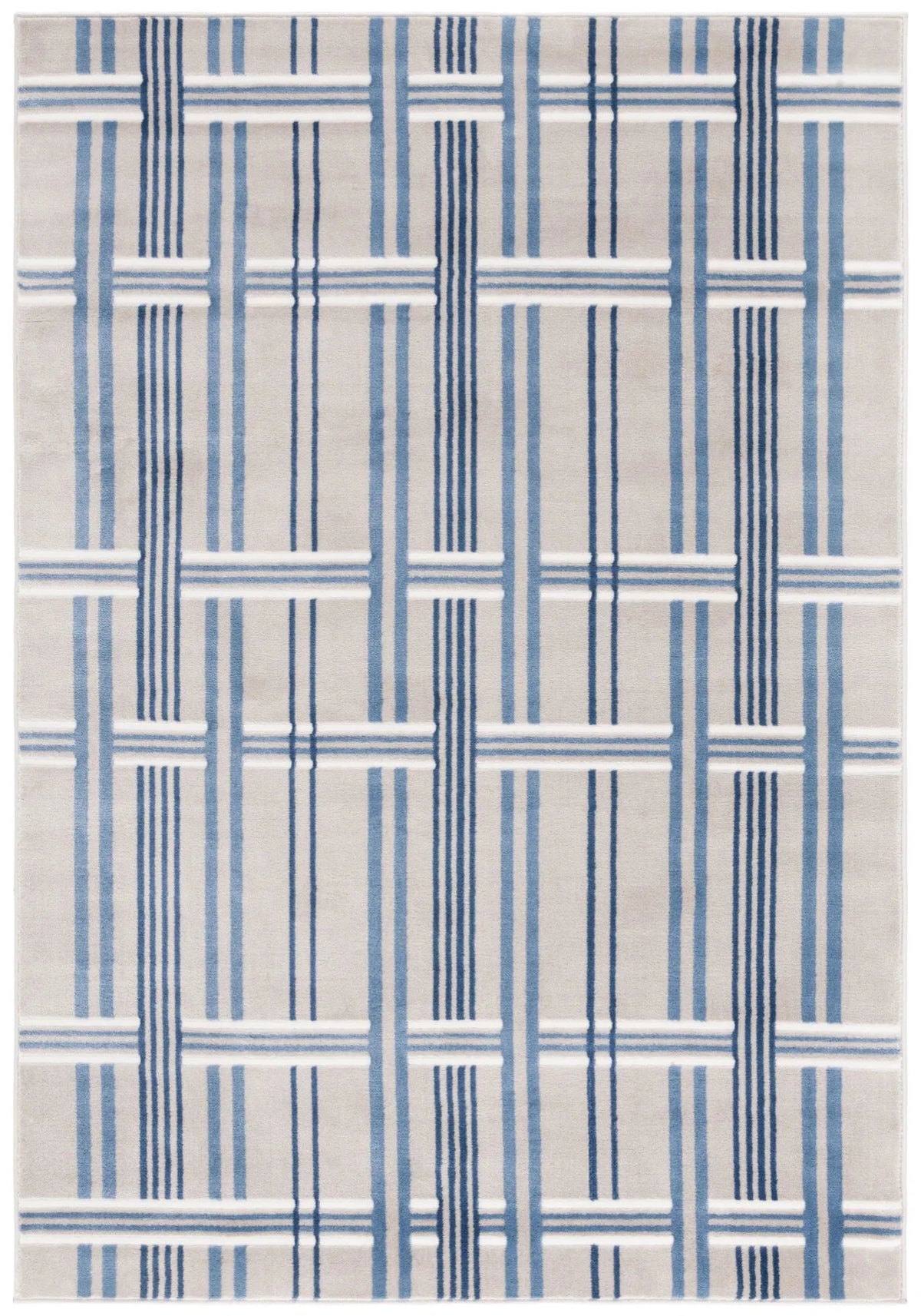 Safavieh Groove 4'-0" x 6'-0" Rug in Beige / Blue
