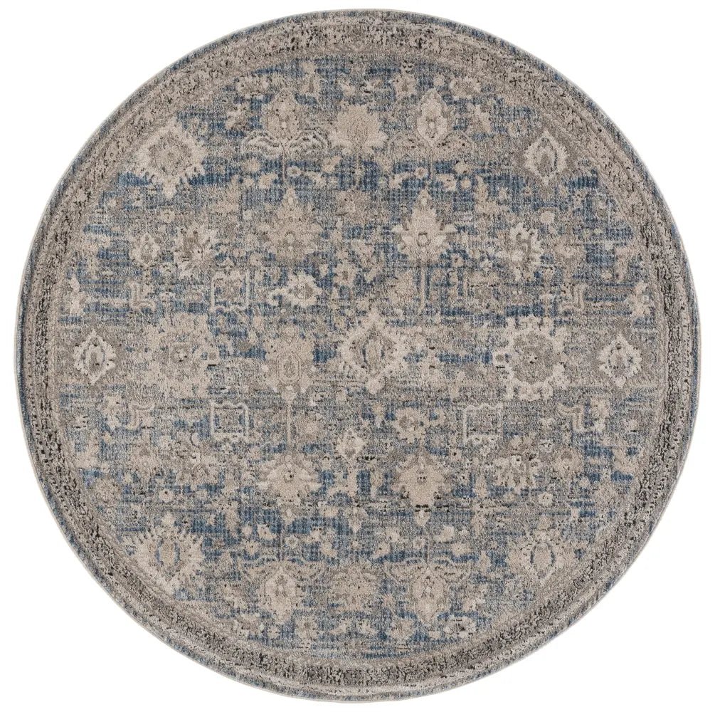 Safavieh Grove 6'-7" x 6'-7" Rug in Blue / Beige