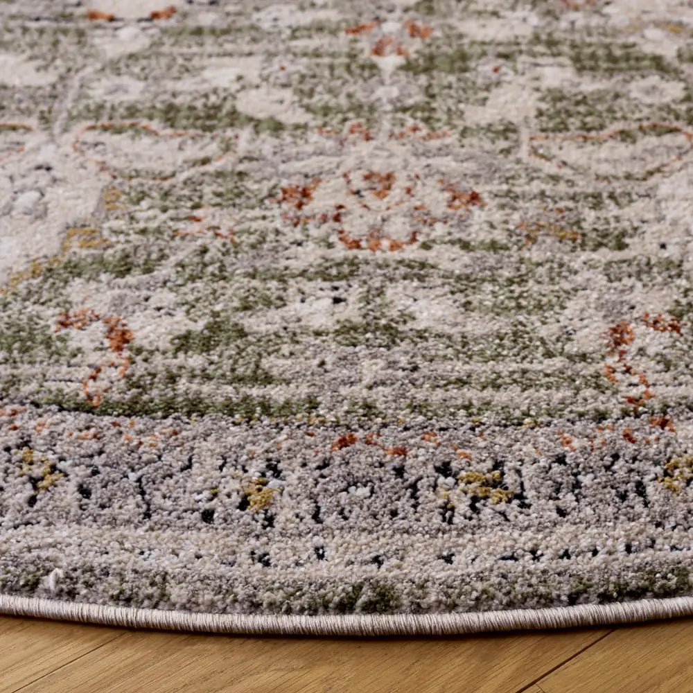 Safavieh Grove 6'-7" x 6'-7" Rug in Green / Grey