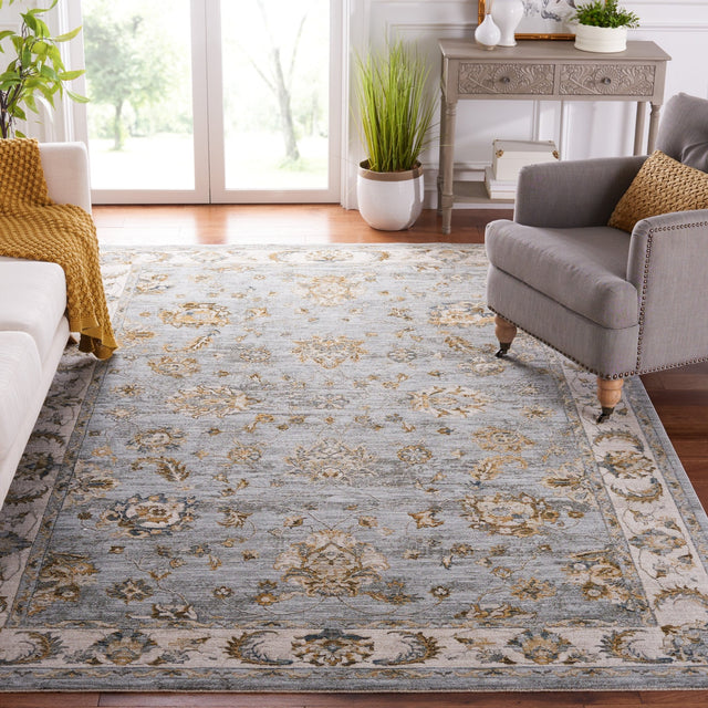 Safavieh Hamilton Hlt106M Blue/Gold Rug - Safavieh - hlt106m - 4