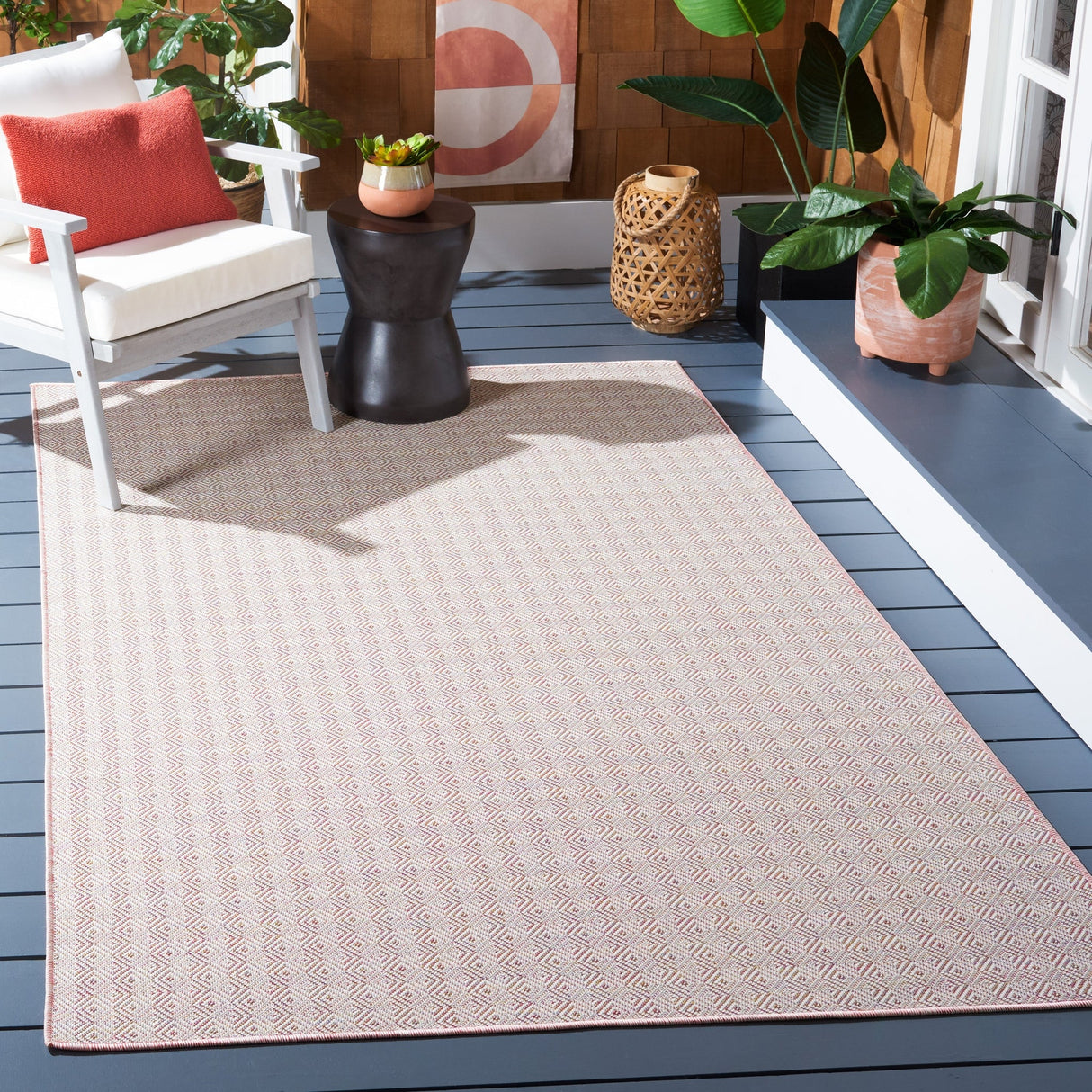 Safavieh Hampton Htn230V Light Pink/Multi Rug - Safavieh - htn230v - 4