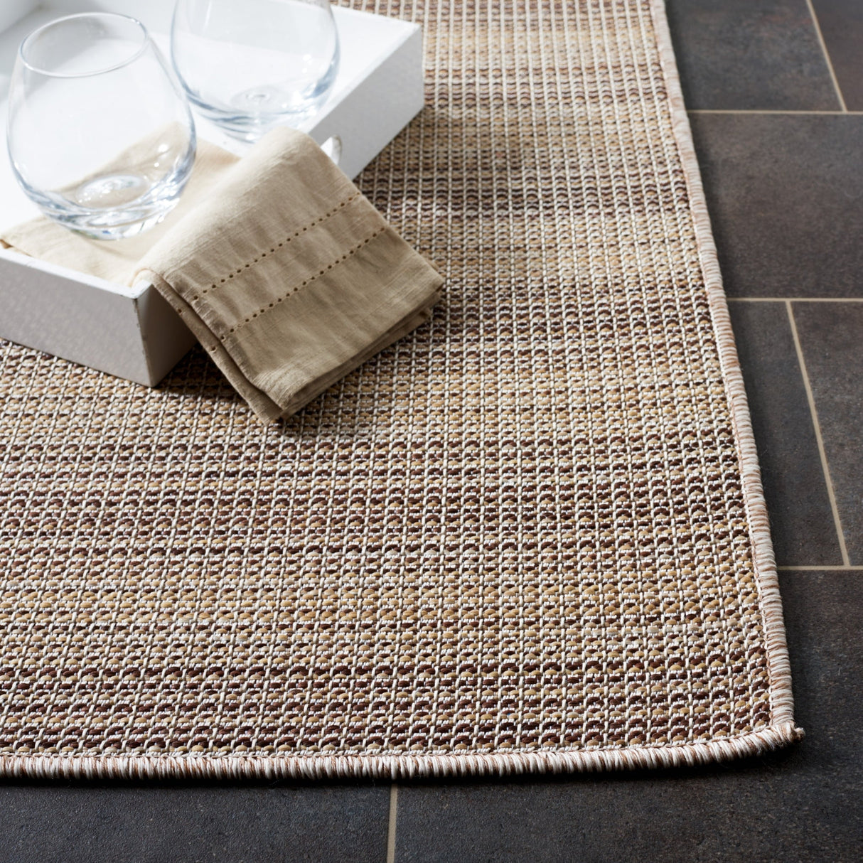 Safavieh Hampton Htn231T Brown/Multi Rug - Safavieh - htn231t - 4
