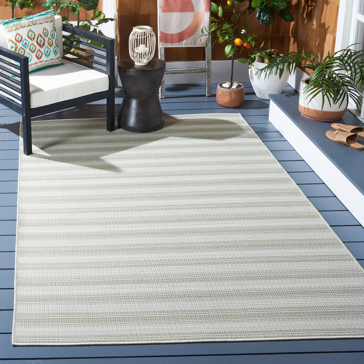 Safavieh Hampton Htn231W Olive Green/Ivory Rug - Safavieh - htn231w - 4