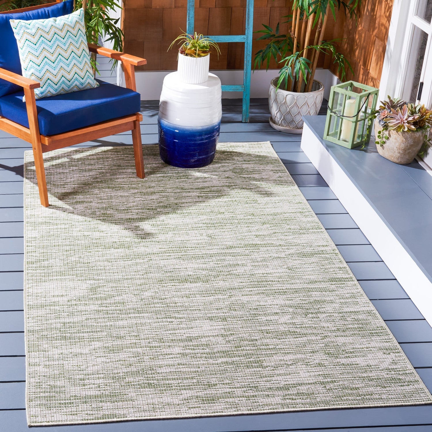 Safavieh Hampton Htn238W Green/Beige Rug - Safavieh - htn238w - 4
