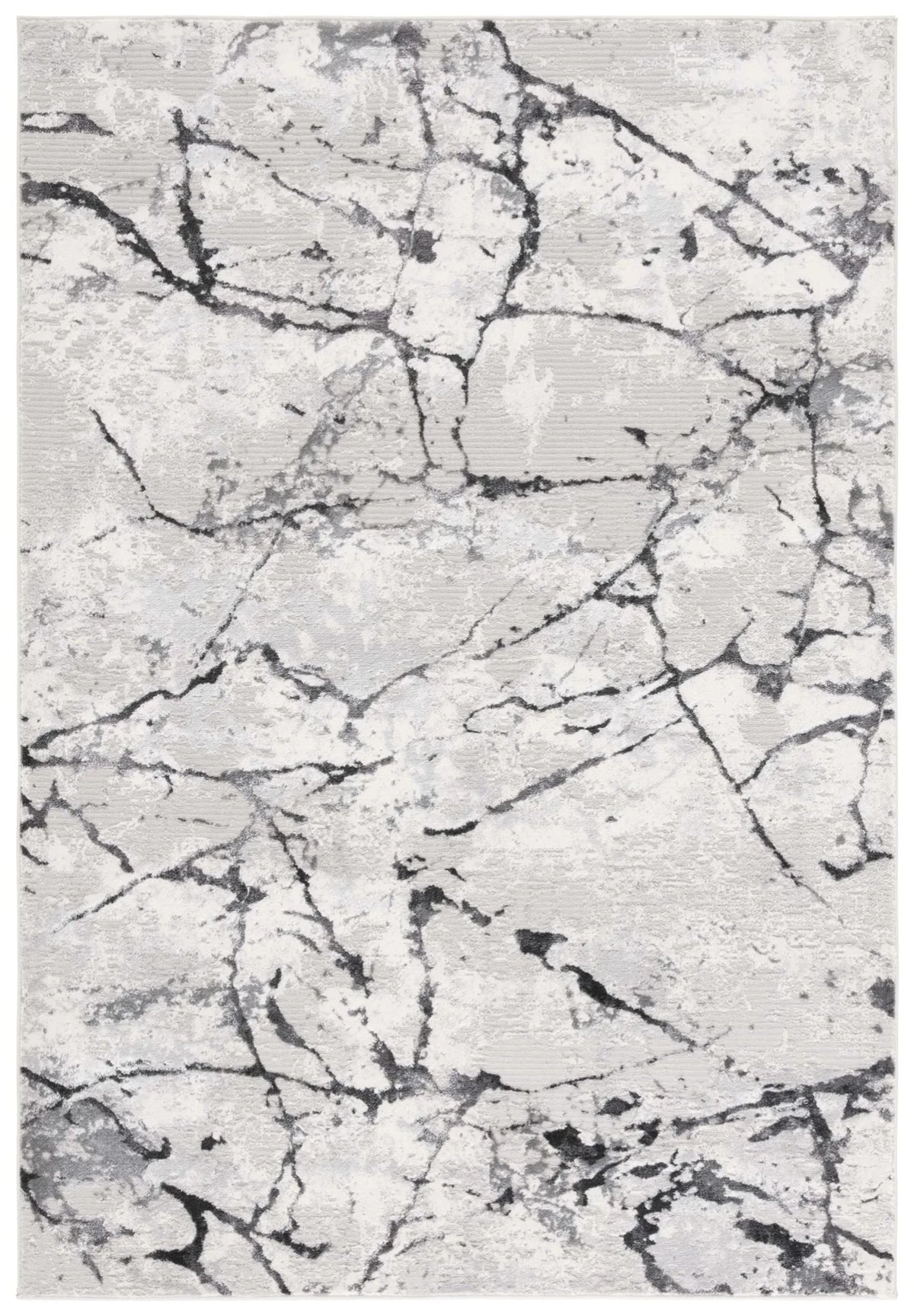 Safavieh Hanna 4'-0" x 6'-0" Rug in Grey / Ivory Dark Grey