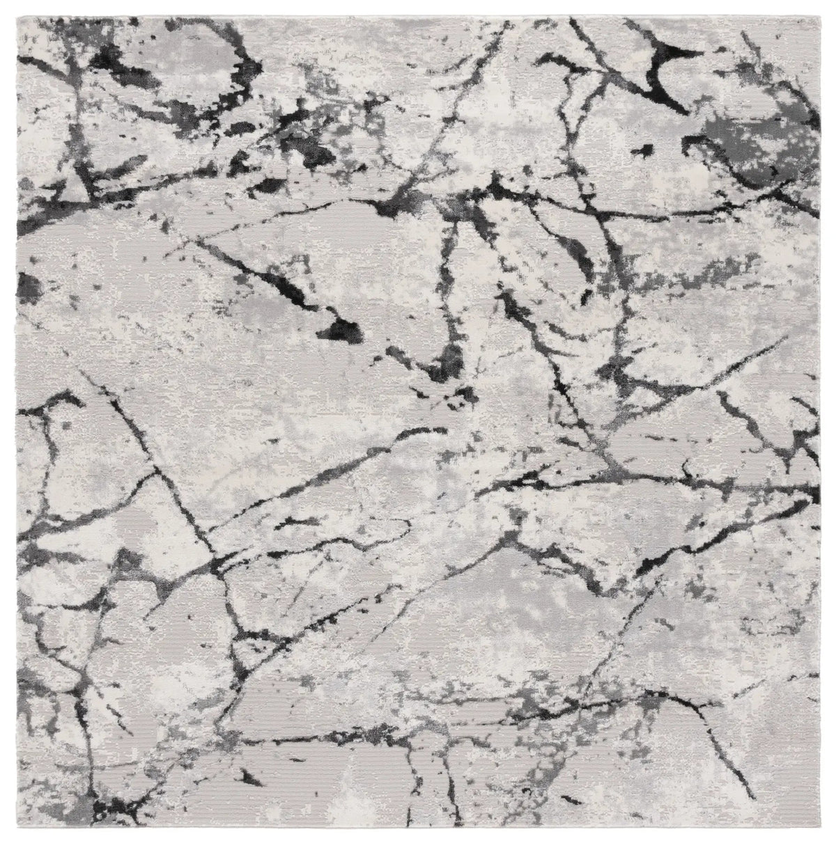 Safavieh Hanna 6'-7" x 6'-7" Rug in Grey / Ivory Dark Grey