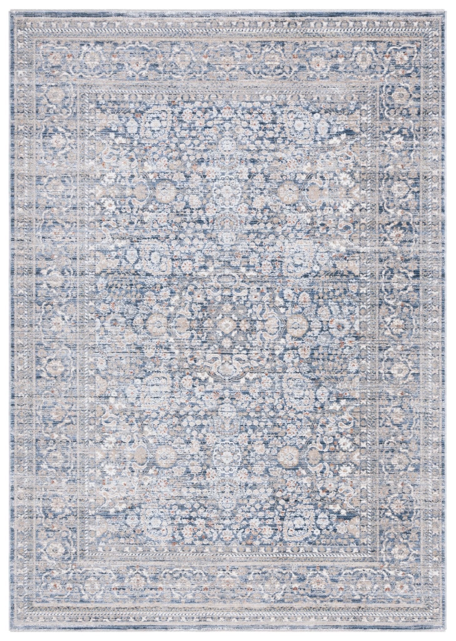 Safavieh Harlow Har163M Ivory Blue/Grey Rug - Safavieh - har163m - 24