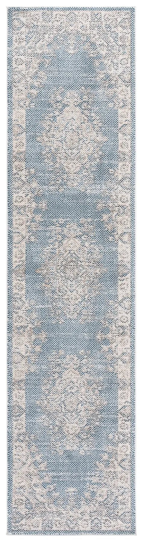 Safavieh Harrison 2'-0" x 8'-0" Rug in Blue / Ivory