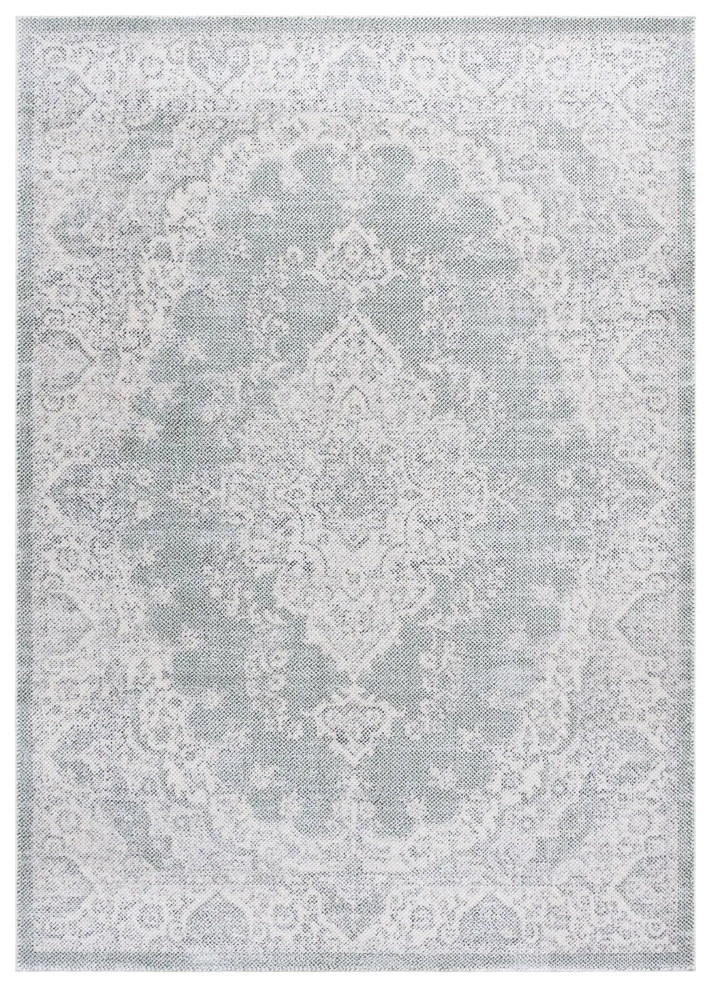 Safavieh Harrison 5'-3" x 7'-6" Rug in Green / Ivory