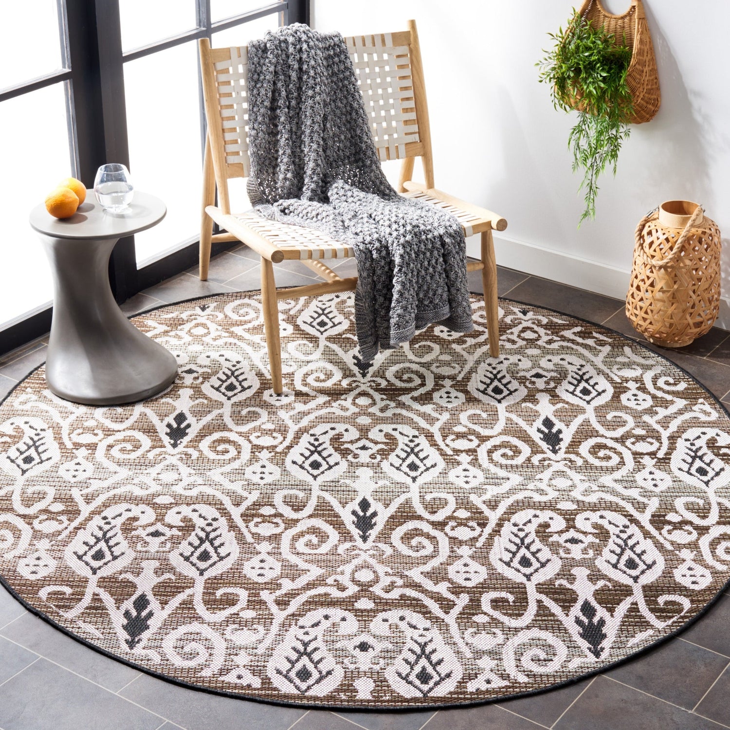 Safavieh Havana Hav321E Light Brown/Ivory Rug - Safavieh - hav321e - 7r