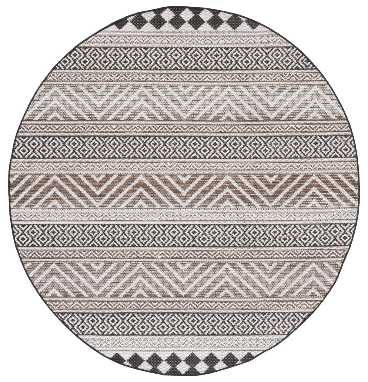Safavieh Havana Hav325E Light Brown/Black Rug - Safavieh - hav325e - 7r