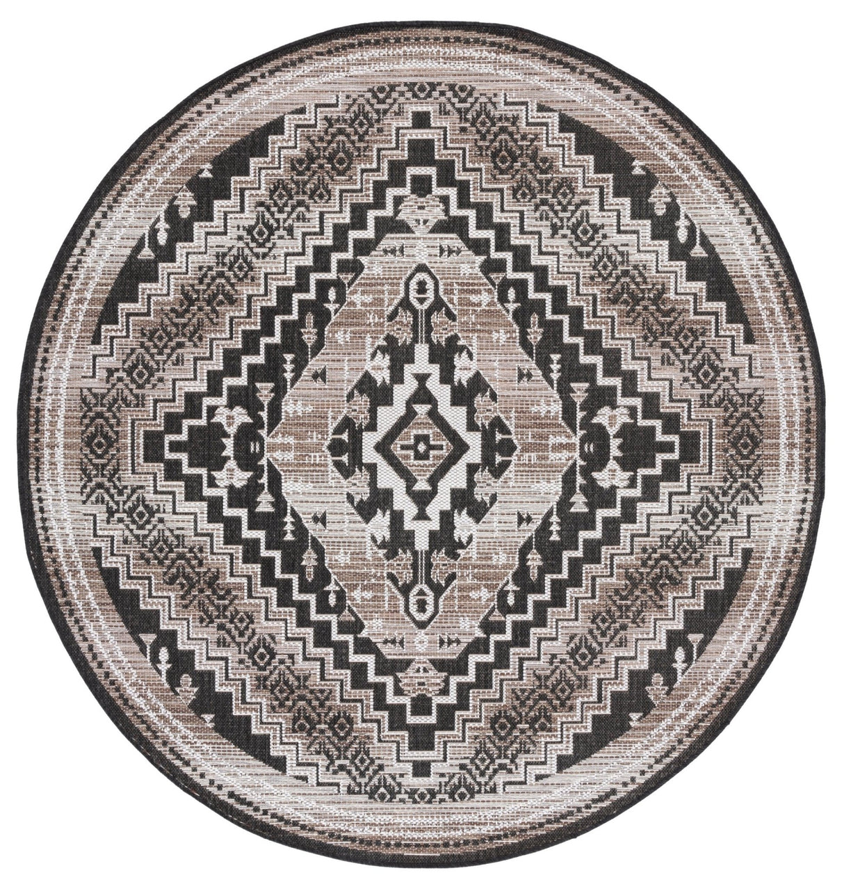 Safavieh Havana Hav341E Light Brown/Black Rug - Safavieh - hav341e - 7r