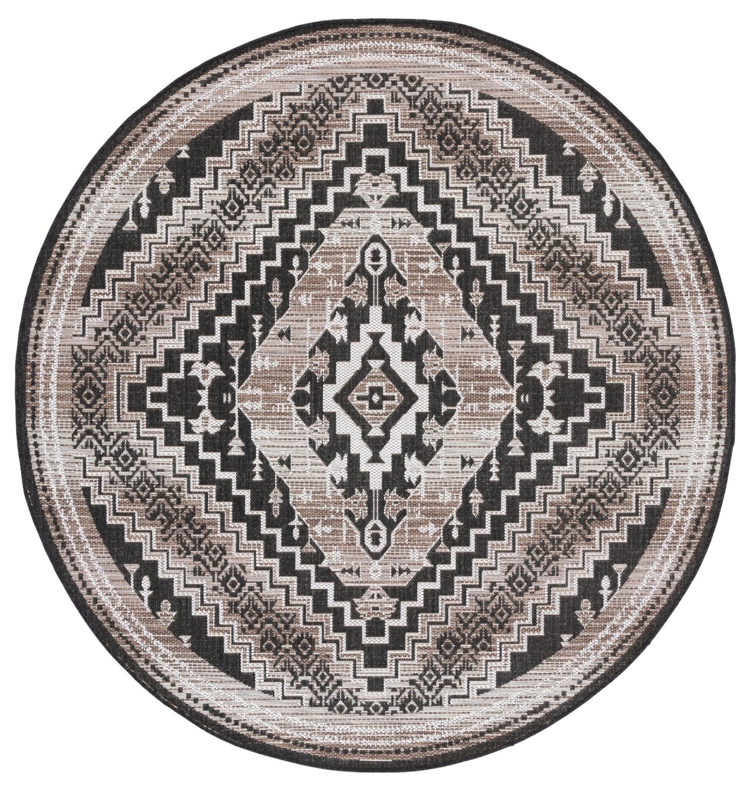 Safavieh Havana Hav341E Light Brown/Black Rug - Safavieh - hav341e - 7r