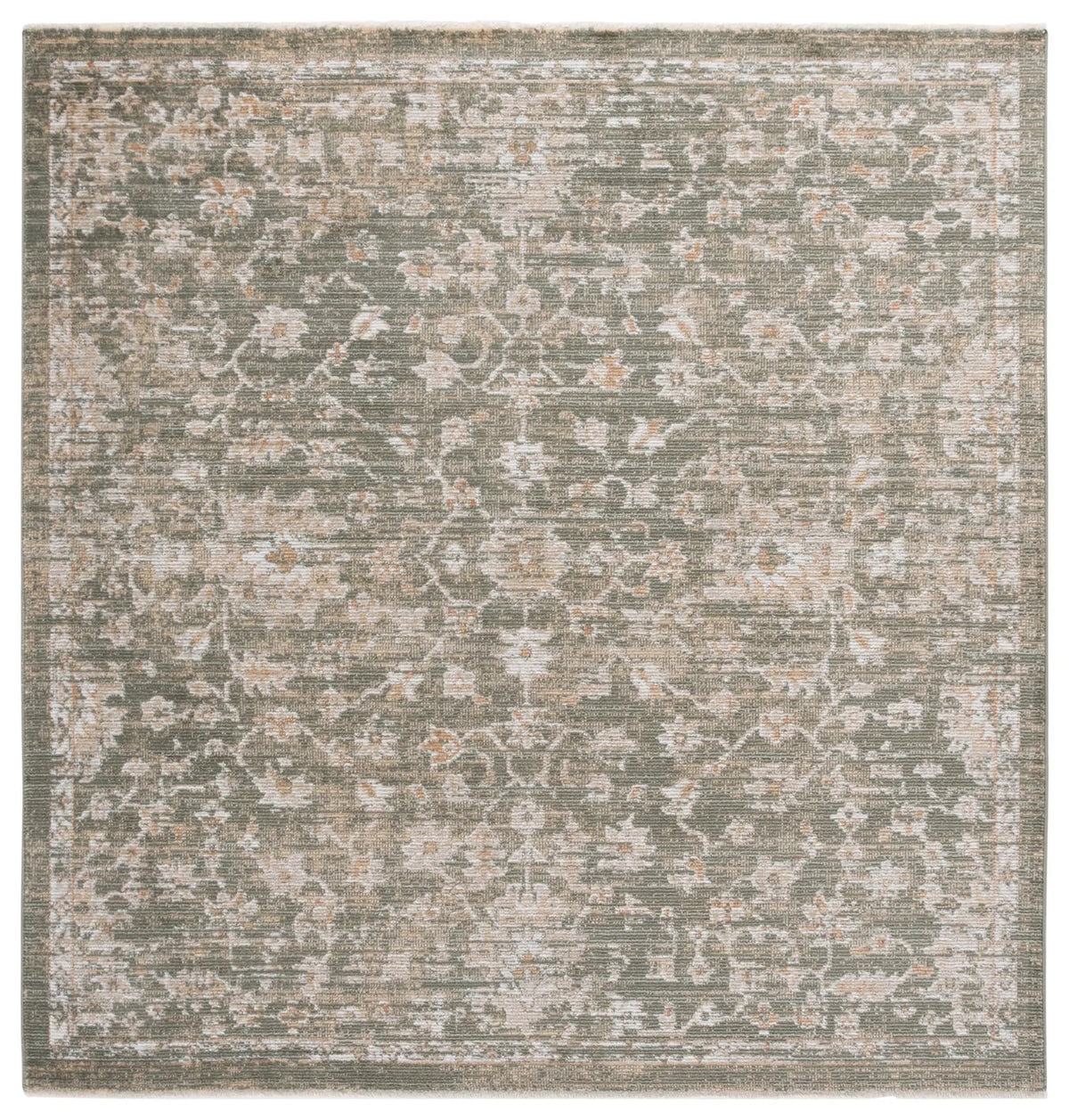 Safavieh Hazel 500 6'-0" x 6'-0" Rug in Green / Beige