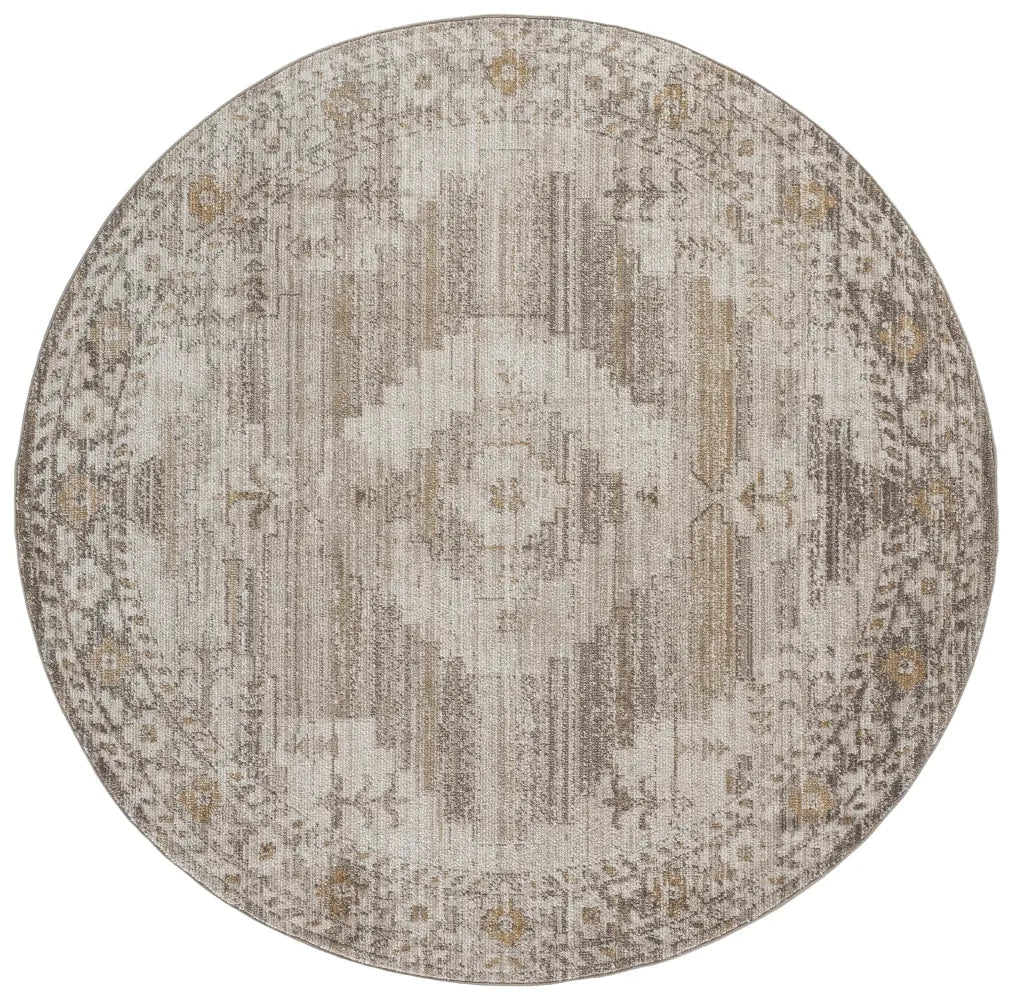 Safavieh Hazel 500 6'-0" x 6'-0" Rug in Beige / Ivory