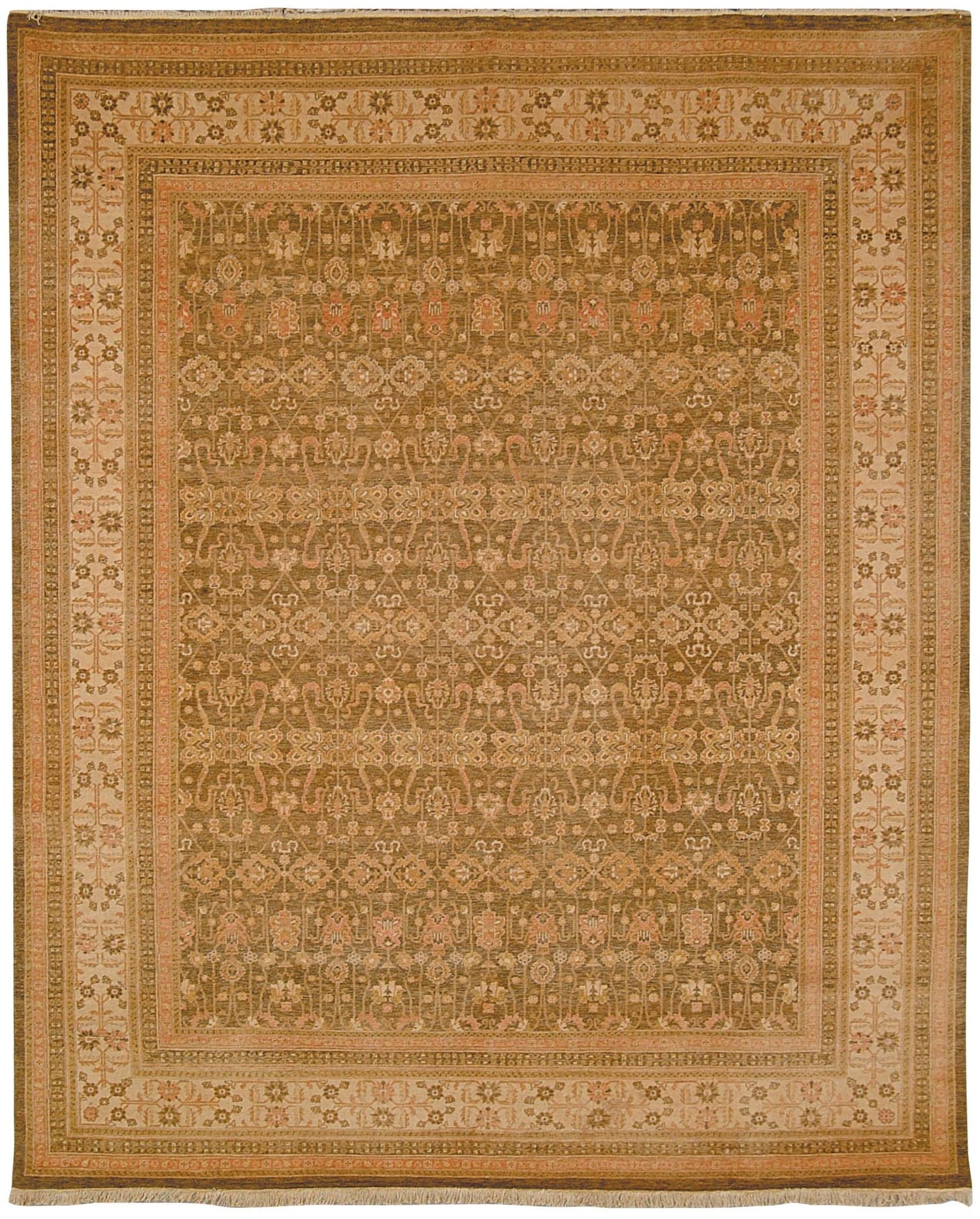 Safavieh Heirloom Hl110A Olive/Ivory Rug - Safavieh - hl110a - 3