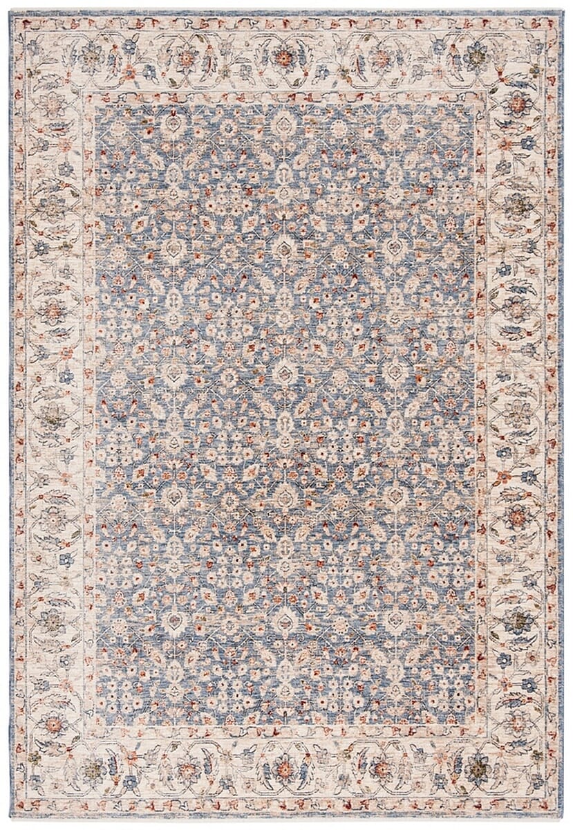 Safavieh Heirloom Hrl701A Ivory / Blue Rugs - Safavieh - hrl701a - 3