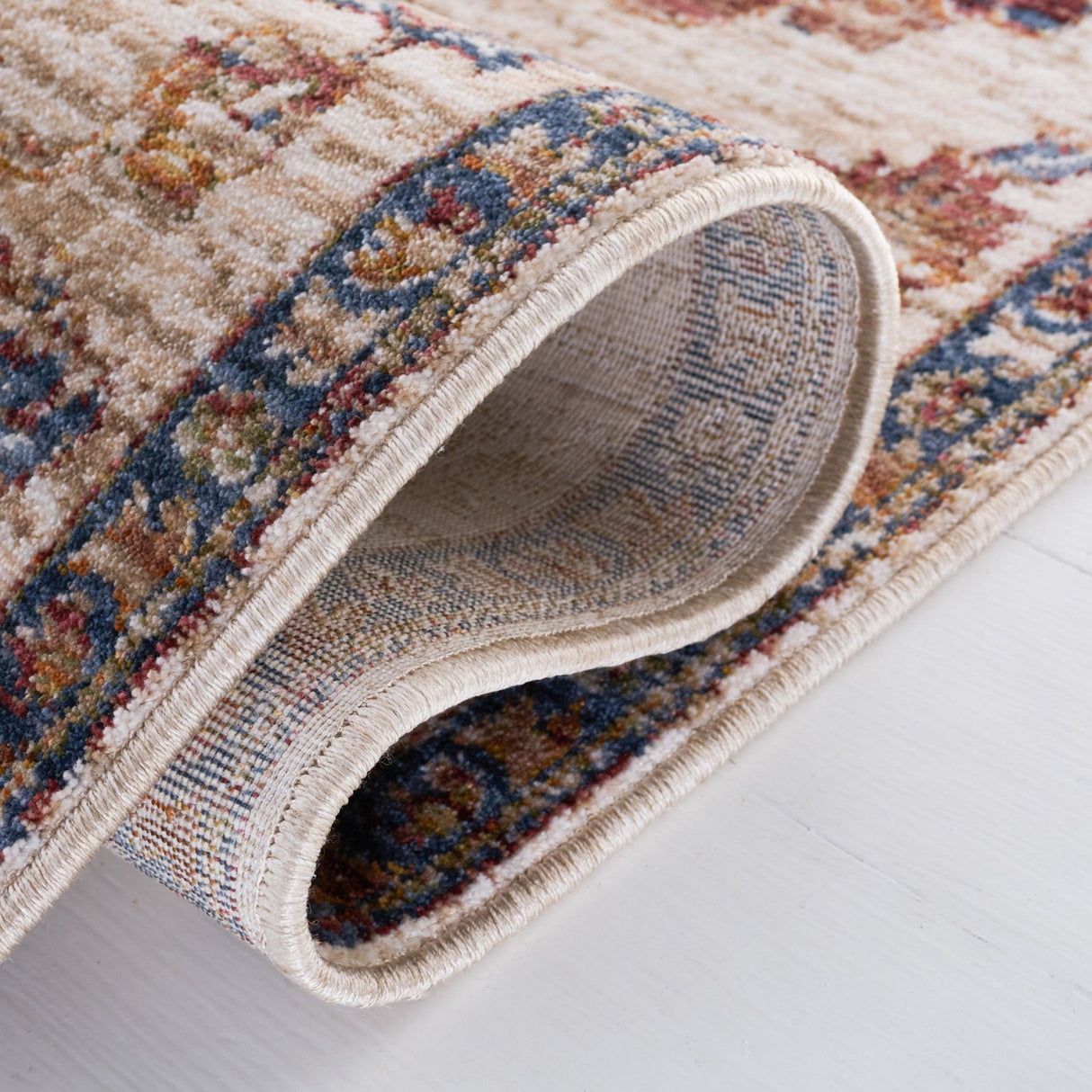 Safavieh Heirloom Hrl718A Ivory/Navy Rug - Safavieh - hrl718a - 4