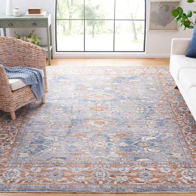 Safavieh Heirloom Hrl724A Ivory Grey/Rust Rug - Safavieh - hrl724a - 4