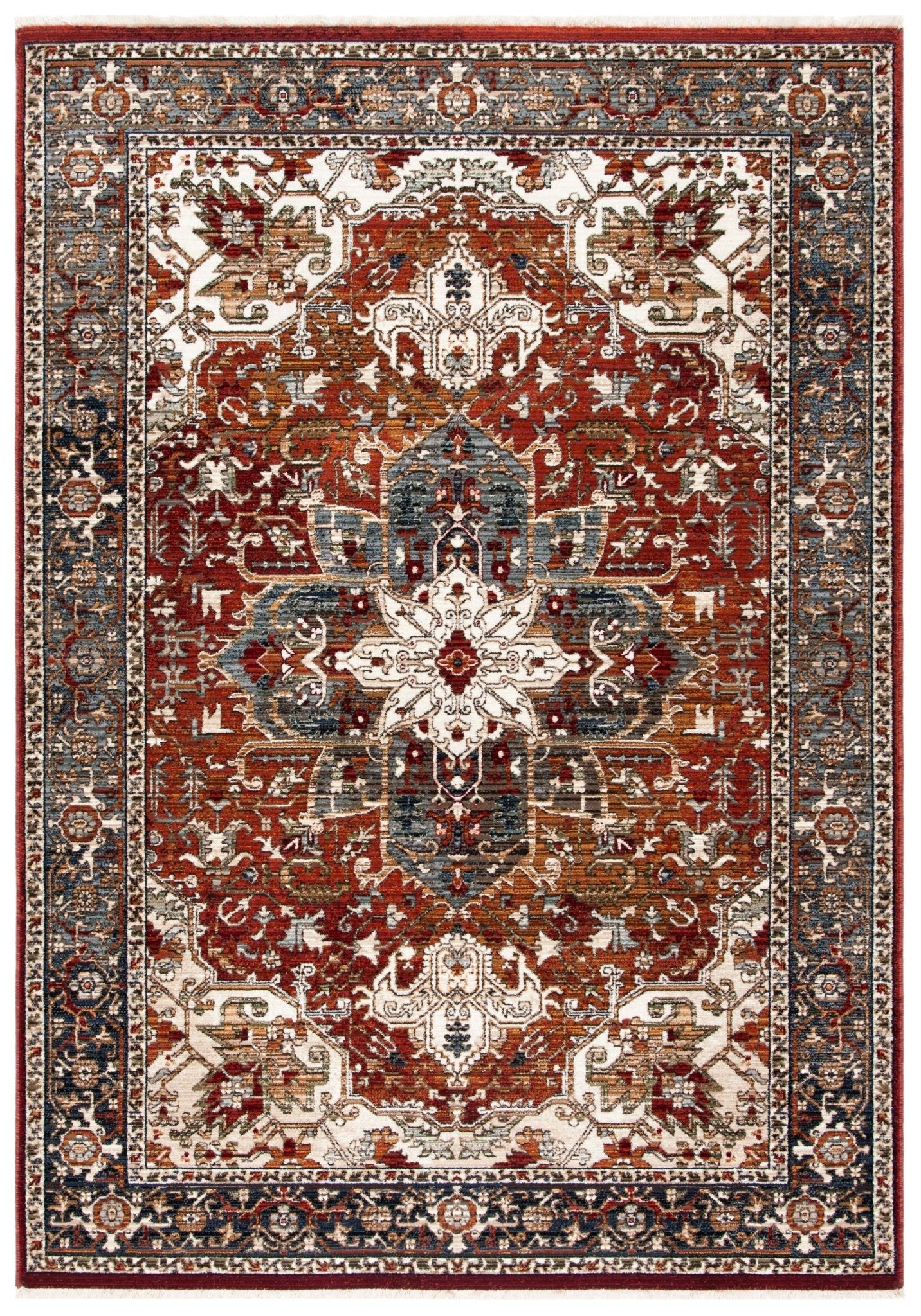Safavieh Herat Hrt301Q Red/Ivory Rugs - Safavieh - hrt301q - 4