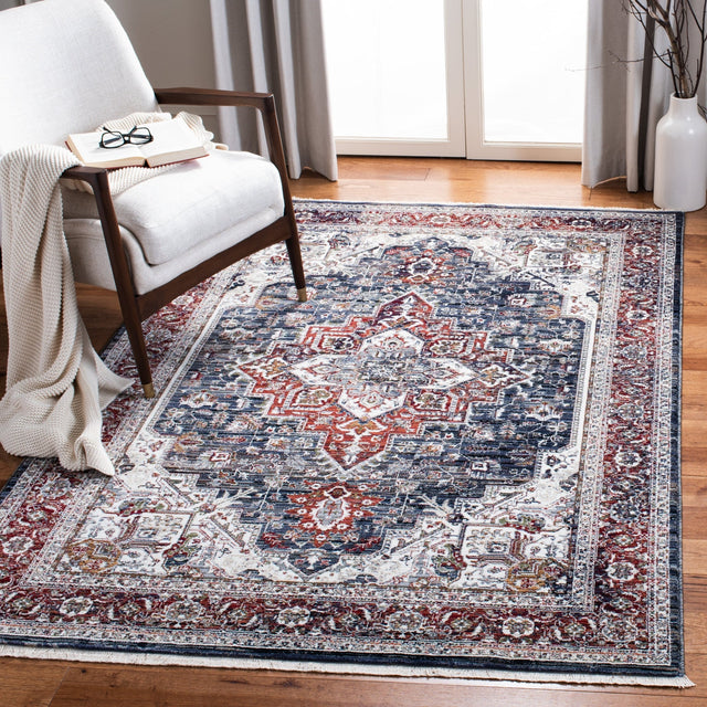 Safavieh Herat Hrt321N Navy/Red Rugs - Safavieh - hrt321n - 4