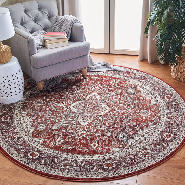 Safavieh Herat Hrt321Q Red/Ivory Rugs - Safavieh - hrt321q - 7r