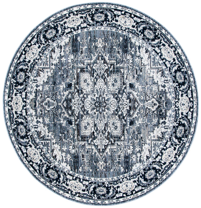 Safavieh Herat Hrt331N Navy/Ivory Rugs - Safavieh - hrt331n - 7r