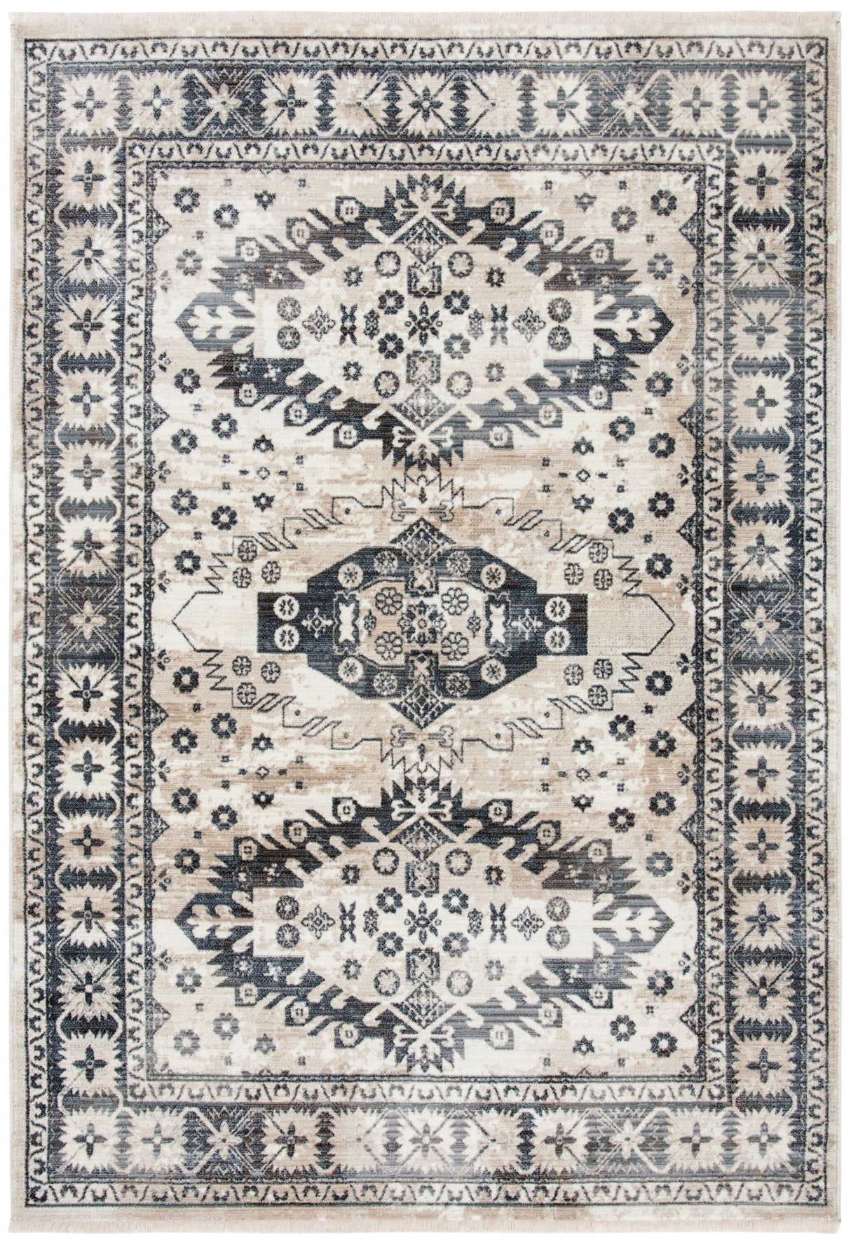 Safavieh Herat Hrt356A Ivory/Grey Rugs - Safavieh - hrt356a - 4