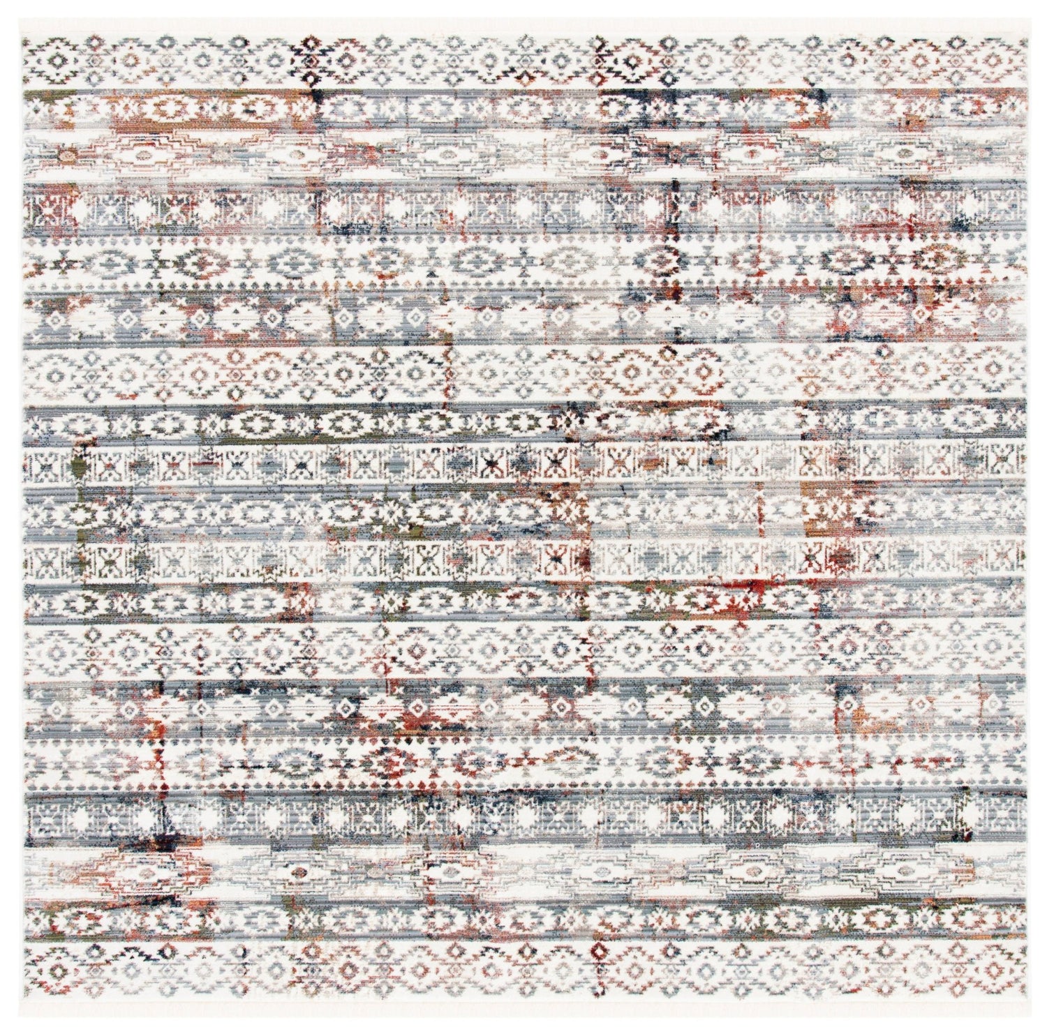 Safavieh Herat Hrt370A Ivory/Rust Rugs - Safavieh - hrt370a - 7sq