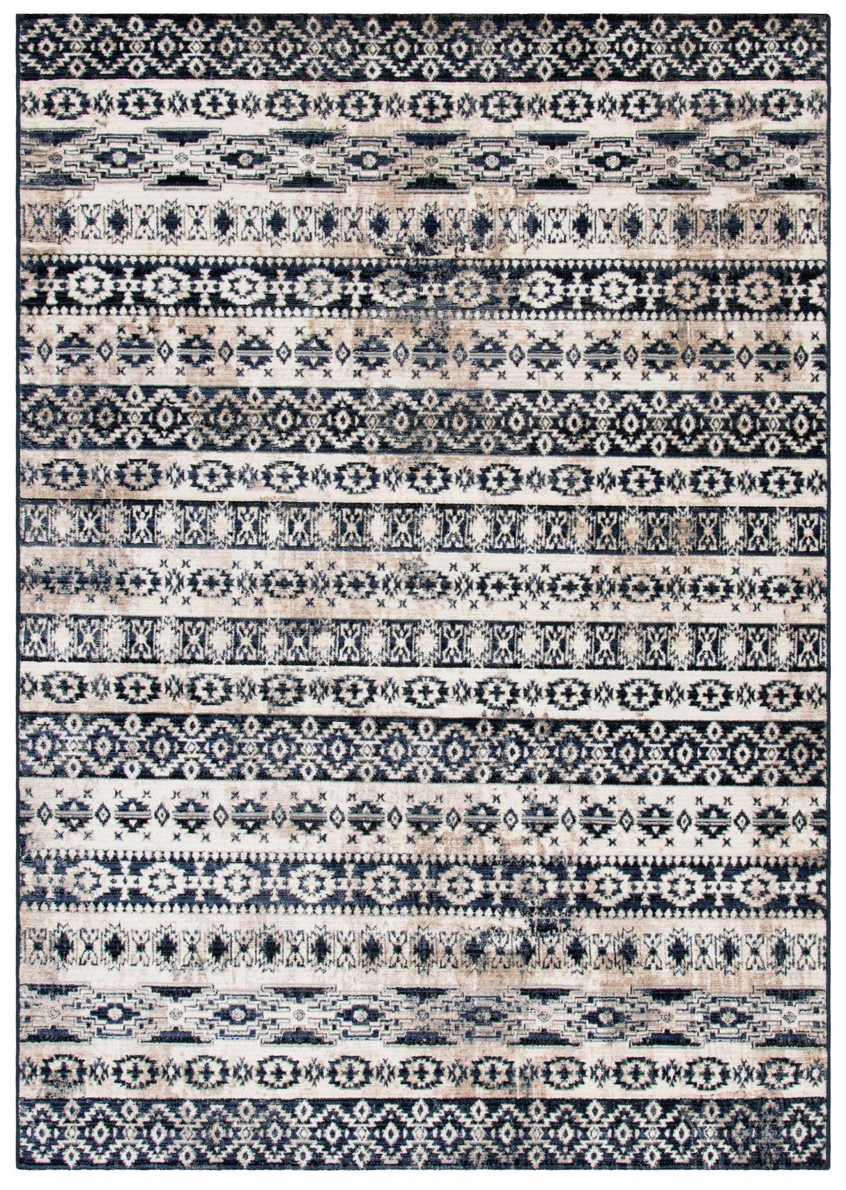 Safavieh Herat Hrt370G Ivory/Black Rugs - Safavieh - hrt370g - 4