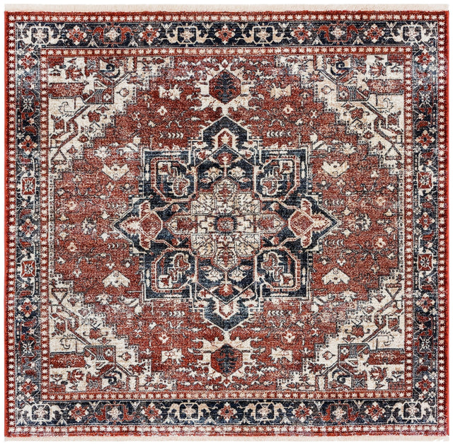 Safavieh Herat Hrt392A Rust/Creme Rugs - Safavieh - hrt392a - 7sq